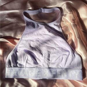 Savage X Fenty Light Purple High-Neck Halter Bralette